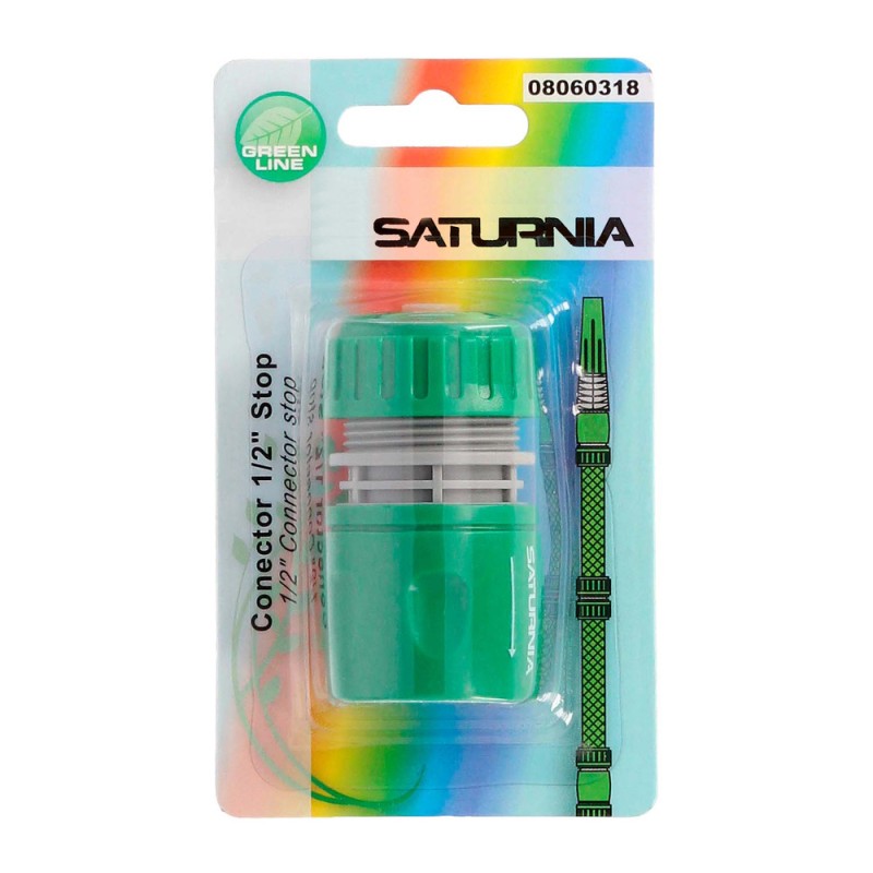 Recambio de ferreteria para universal acce. riego conector manguera plastico 1/2 con stop blister referencia OEM IAM 08060318 NU