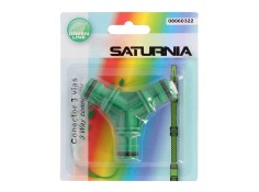 Recambio de ferreteria para universal acce. riego conector union manguera plastico saturnia referencia OEM IAM 08060322 NUEVO TI