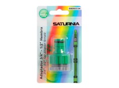Recambio de ferreteria para universal acce. riego adaptador manguera plastico 3/4-1/2´´ hemba blister referencia OEM IAM 0806033