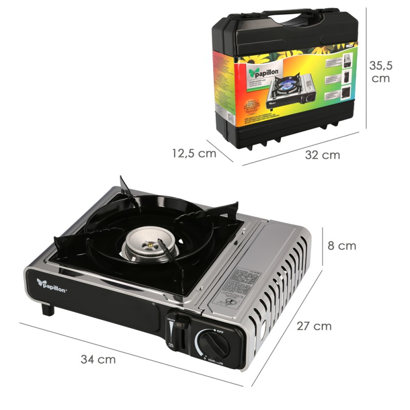 Recambio de ferreteria para universal accesorios cocina gas a cartucho con maletin. certificacion en 17476/2021 referencia OEM I