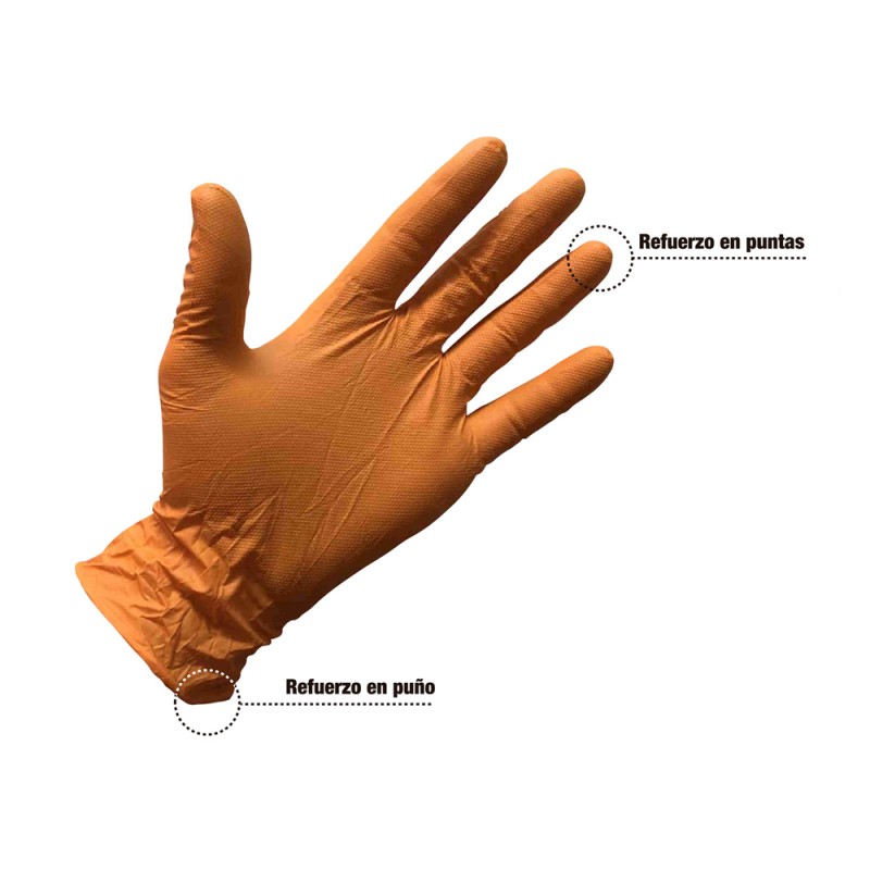 Recambio de ferreteria para universal acc. tienda guantes diamantados naranja / verde / negro referencia OEM IAM GRA8960XL NUEVO