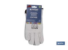 Recambio de ferreteria para universal guantes trabajo piel flor vacuno cofan blister t8-9-10-11 referencia OEM IAM 1100015910BL 