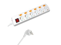 Recambio de ferreteria para universal acc. tienda base multiple con toma de tierra con interruptor referencia OEM IAM 8435450421