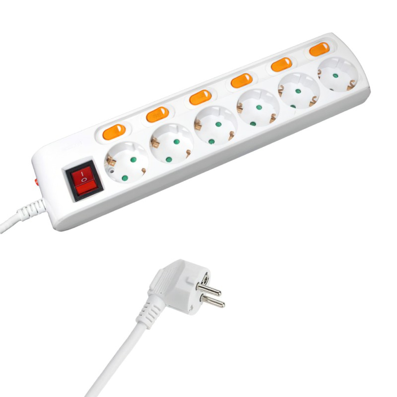 Recambio de ferreteria para universal acc. tienda base multiple con toma de tierra con interruptor referencia OEM IAM 8435450421