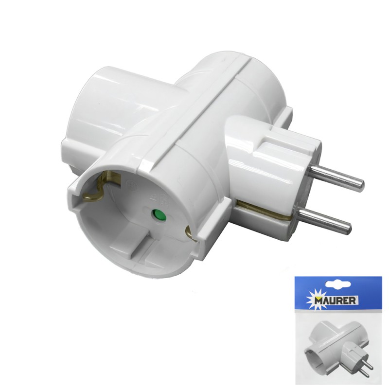 Recambio de ferreteria para universal acc.electricos adaptador / ladron triple schuko 16 a. 250 v. referencia OEM IAM 19110045 N