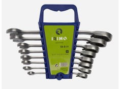 Recambio de ferreteria para universal tienda juego de 8 llaves combinadas con carraca con soporte referencia OEM IAM 188H NUEVO 