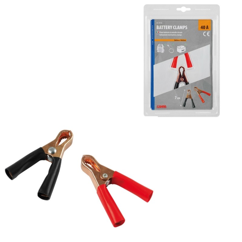Recambio de ferreteria para universal tienda pinzas de bateria 40a 7 cm referencia OEM IAM LAM70124 NUEVO TIENDA