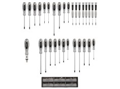 Recambio de ferreteria para universal tienda juego de destornilladores / destorpuntas 100 piezas con soporte referencia OEM IAM  2