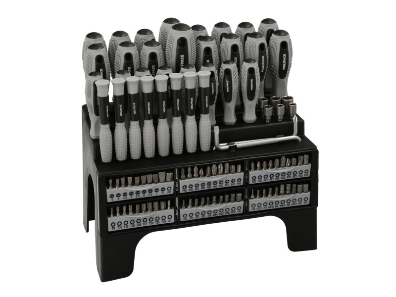 Recambio de ferreteria para universal tienda juego de destornilladores / destorpuntas 100 piezas con soporte referencia OEM IAM 