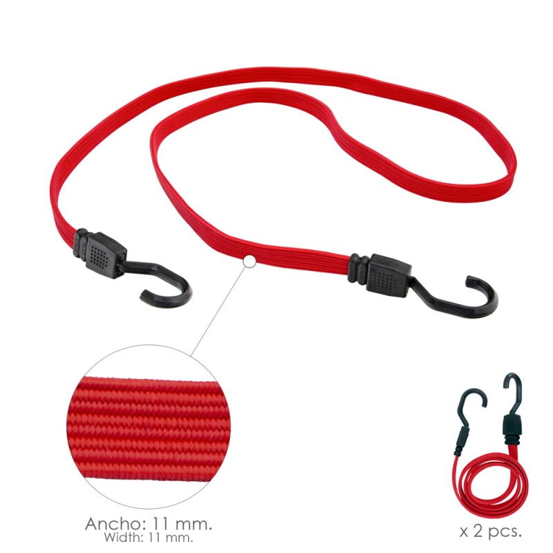 Recambio de ferreteria para universal pulpo elastico pulpo de goma plano reforzado (bolsa 2 piezas) referencia OEM IAM 05260265 