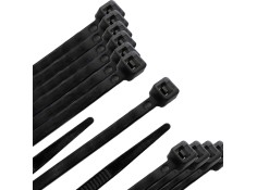 Recambio de ferreteria para universal tienda brida nylon 100%. color negro 4,5 x 200 mm. (bolsa 100 unidades) referencia OEM IAM