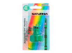 Recambio de ferreteria para universal acce. riego adaptador manguera plastico 3/4 hembra blister referencia OEM IAM 08060328 NUE