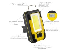 Recambio de ferreteria para universal lampara linterna led profesional compacta engomada bateria recargable 50 referencia OEM IA