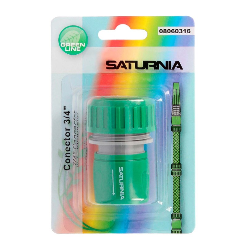 Recambio de ferreteria para universal acce. riego conector manguera plastico 3/4 blister referencia OEM IAM 08060316 NUEVO TIEND