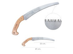 Recambio de ferreteria para universal herramientas serrucho samurai curvo mango madera 330 mm. referencia OEM IAM 08230620 NUEVO
