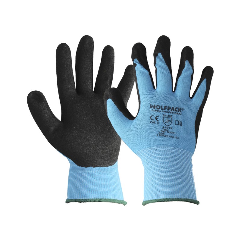 Recambio de ferreteria para universal guantes trabajo nitrilo reforzado impregnado referencia OEM IAM 15031250 NUEVO TIENDA
