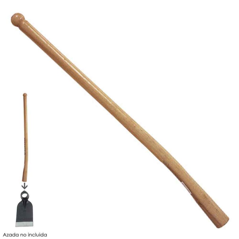 Recambio de ferreteria para universal tienda / herramientas mango madera azada curvo 900x38 mm referencia OEM IAM 02290396 NUEVO