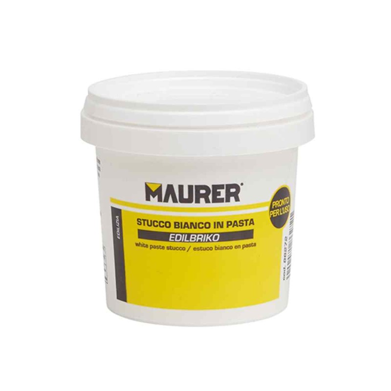 Recambio de ferreteria para universal tienda / herramientas edil masilla plástica blanca maurer (tarrina 0,5 kilos) referencia O