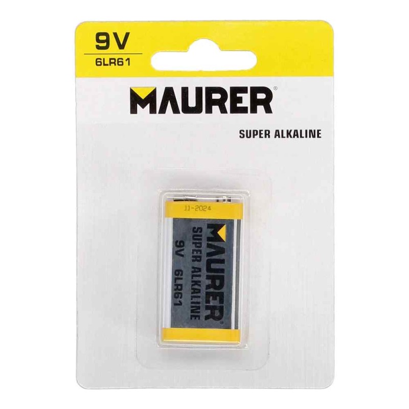 Recambio de ferreteria para universal tienda / herramientas pila maurer alcalina 6lr61 (blister 1 pieza) referencia OEM IAM 1904