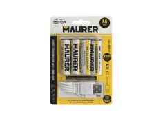 Recambio de ferreteria para universal pilas pila aa 1,5v recargable por usb-c (4 unidades) referencia OEM IAM 19040210 800007184