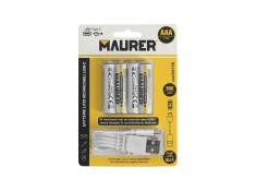 Recambio de ferreteria para universal pilas pila aaa 1,5v recargable por usb-c (4 unidades) referencia OEM IAM 19040215 80000718