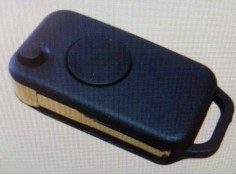 Recambio de carcasa llave contacto para universal carcasa llave contacto mercedes 1 boton plegable referencia OEM IAM CCMC03 NUE 2