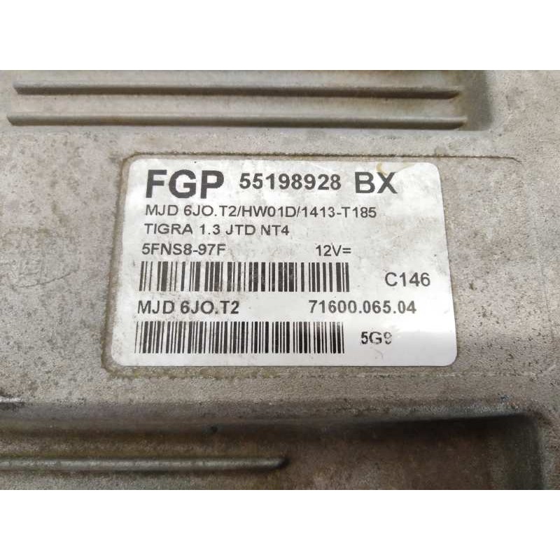 Recambio de centralita motor uce para opel tigra twin top enjoy referencia OEM IAM 55198928 7160006504 E3-A5-29-2