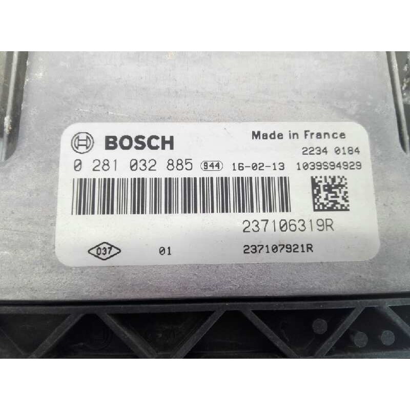 Recambio de centralita motor uce para renault kangoo expression referencia OEM IAM 237106319R 0281032885 