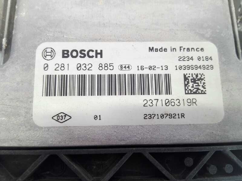 Recambio de centralita motor uce para renault kangoo expression referencia OEM IAM 237106319R 0281032885 