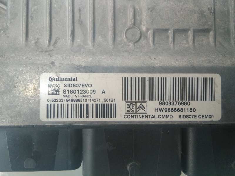 Recambio de centralita motor uce para citroën c4 picasso attraction referencia OEM IAM 9808376980 S180123009A E3-B2-39-4