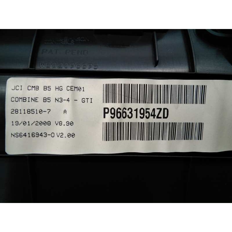 Recambio de cuadro instrumentos para citroën c4 sedan exclusive referencia OEM IAM 96631954ZD 281143604 E3-B2-45-3