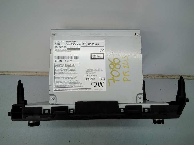 Recambio de sistema navegacion gps para toyota prius+ eco referencia OEM IAM 8614047231 CVVS04F0AJA E3-B2-17-3