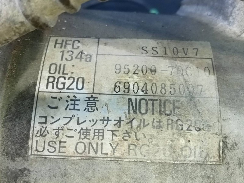 Recambio de compresor aire acondicionado para suzuki vitara se/sv (et) 1.9 d techo metálico xaloc referencia OEM IAM 9520070C10 