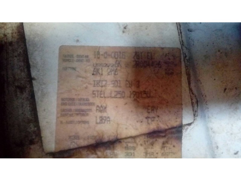 seat ibiza (6k1) del año 2001