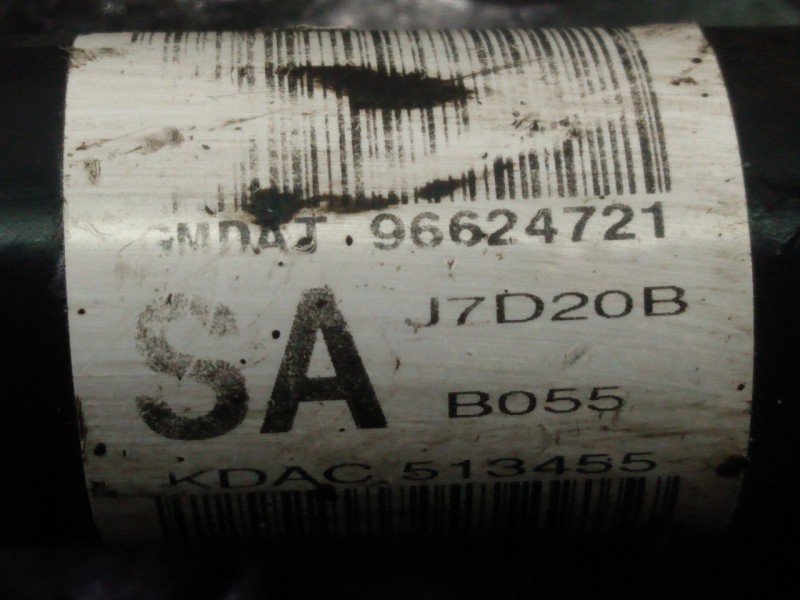 Recambio de transmision delantera izquierda para opel antara enjoy 4x4 referencia OEM IAM 96624721 KDAC513455 P1-A6-47