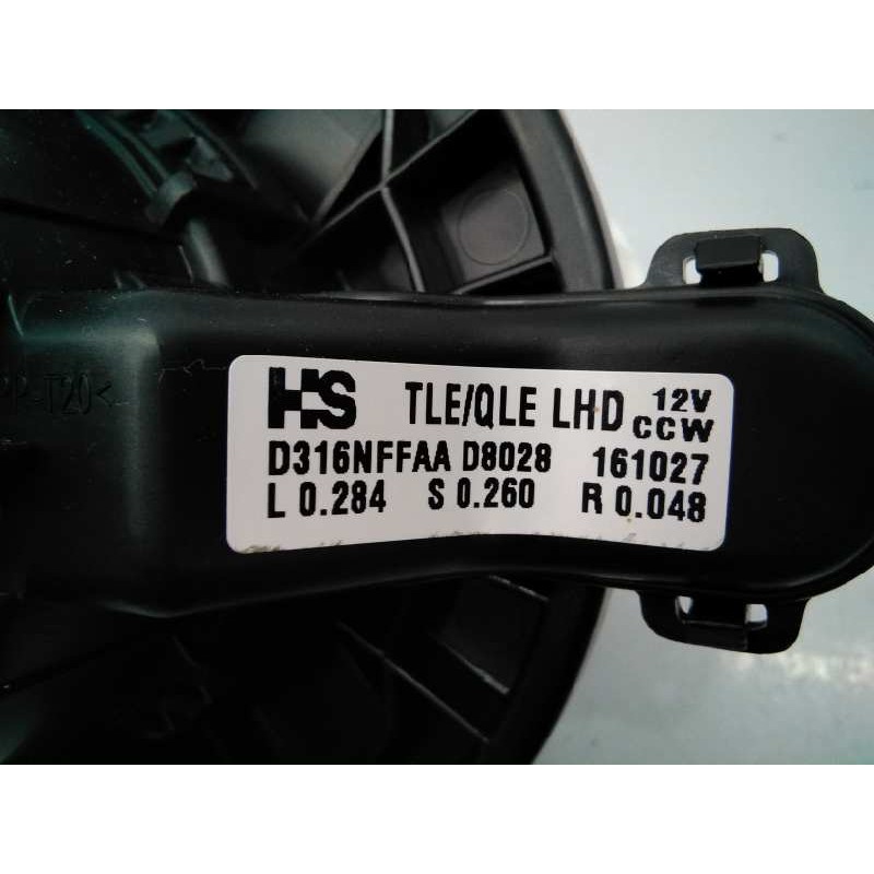 Recambio de ventilador calefaccion para hyundai tucson essence bluedrive 2wd referencia OEM IAM D316NFFAAD8028  E2-B5-9-1