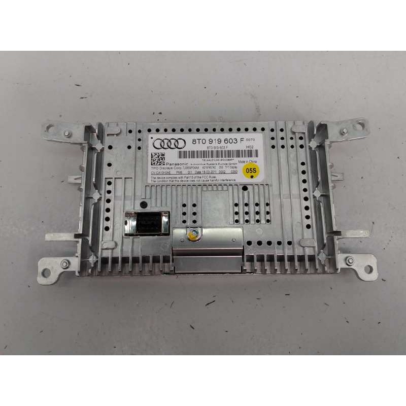 Recambio de pantalla multifuncion para audi a5 sportback (8t) 2.0 tdi quattro (125kw) referencia OEM IAM 8T0919603F  E2-A1-7-8