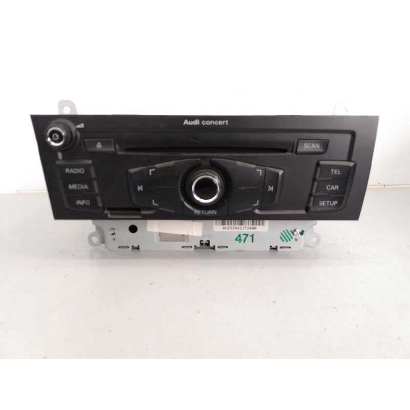 Recambio de sistema audio / radio cd para audi a5 sportback (8t) 2.0 tdi quattro (125kw) referencia OEM IAM 8T1035186P AUZ5Z6K15