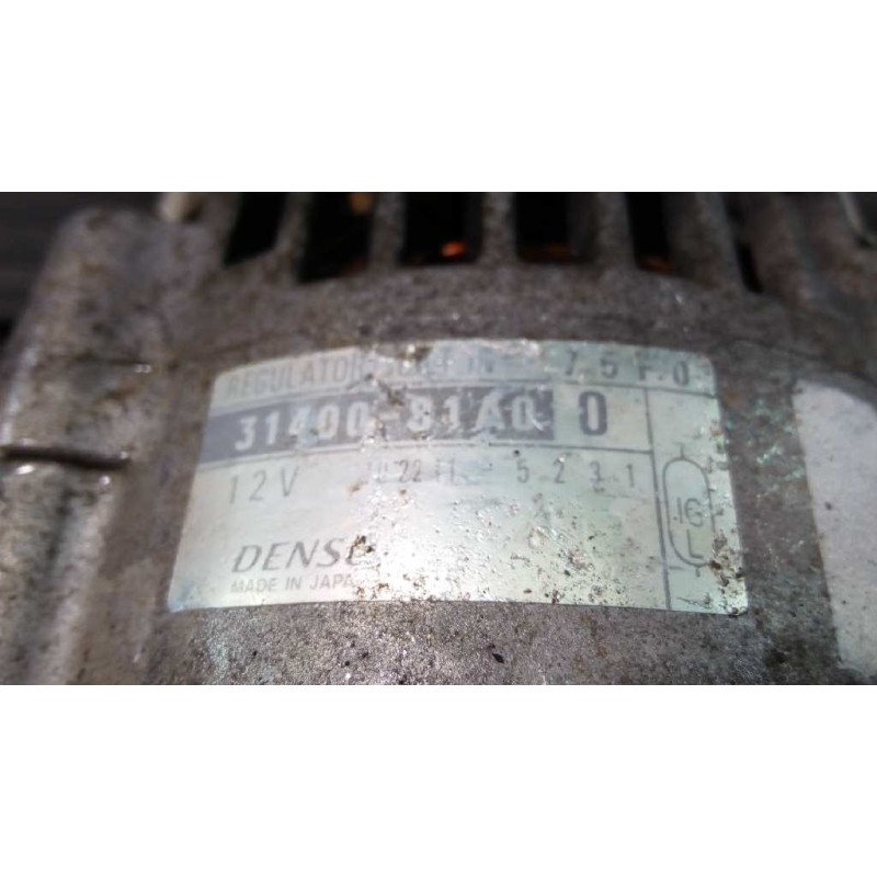 Recambio de alternador para suzuki jimny sn (fj) techo metálico referencia OEM IAM 3140081A00  P3-A4-19-4