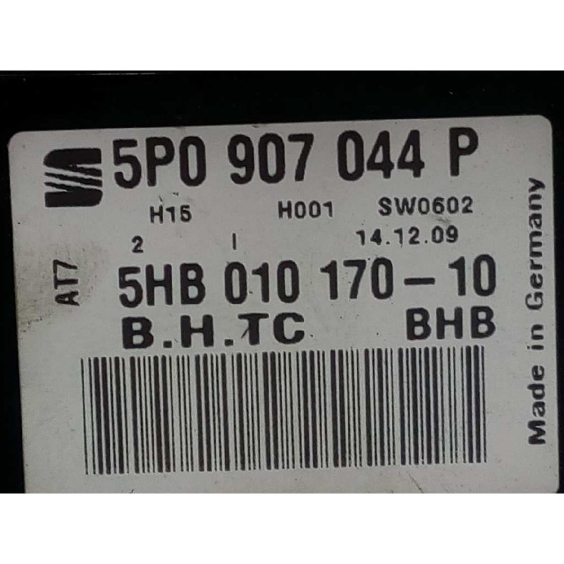Recambio de mando climatizador para seat altea (5p1) last edition referencia OEM IAM 5P0907044P 5HB01017010 E2-A1-13-9