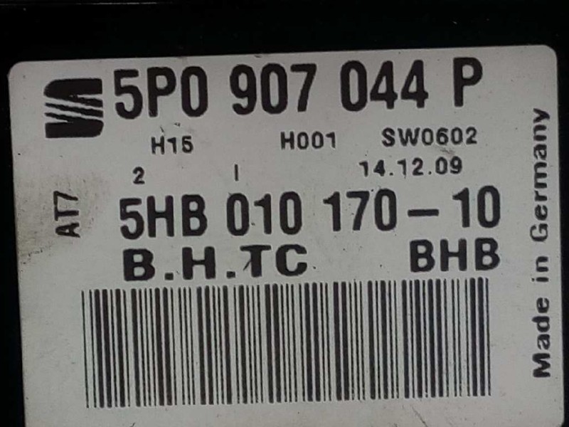 Recambio de mando climatizador para seat altea (5p1) last edition referencia OEM IAM 5P0907044P 5HB01017010 E2-A1-13-9