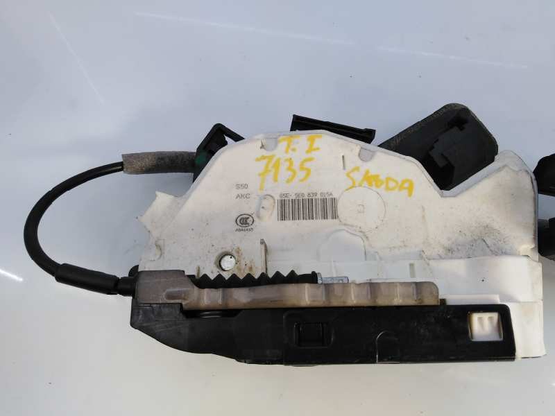 Recambio de cerradura puerta trasera izquierda para skoda spaceback (5h) ambition referencia OEM IAM 5E0839015A  E1-A5-40-2