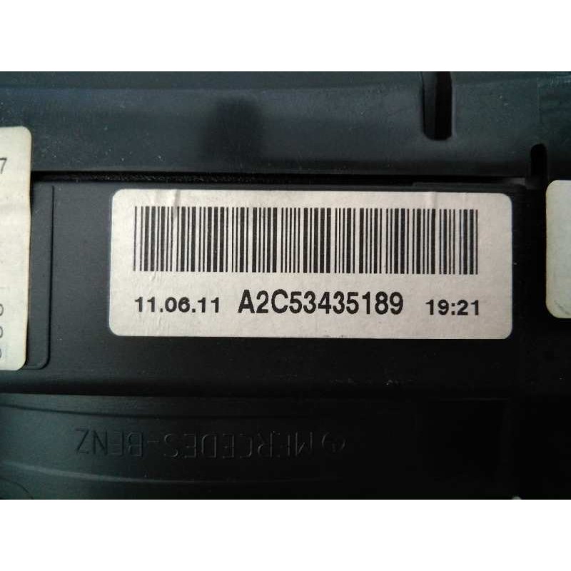 Recambio de cuadro instrumentos para mercedes-benz clase cls (w218) cls 250 cdi be (218.303) referencia OEM IAM A2189007302 A2C5