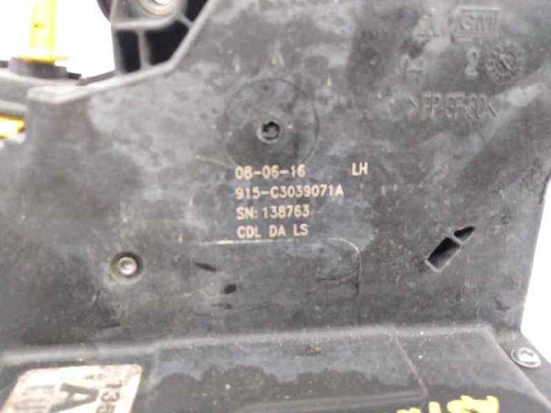 Recambio de cerradura puerta delantera izquierda para opel astra k lim. 5türig selective pro start/stop referencia OEM IAM C3039