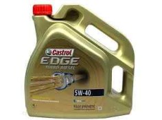 Recambio de aceite motor para universal adit. y aceite castrol 5w40 edge turbo diesel 5 litros. referencia OEM IAM 118503 NUEVO 