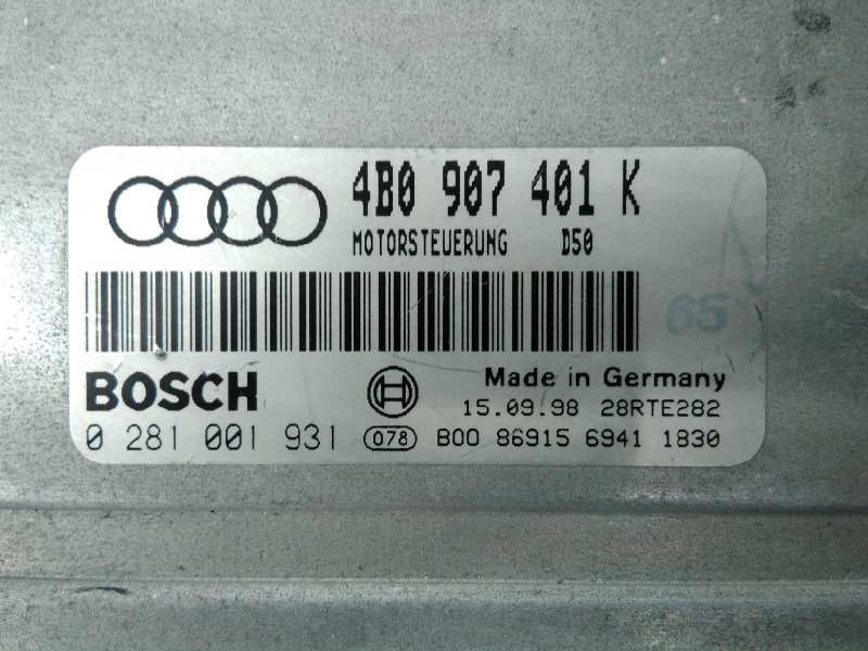 Recambio de centralita motor uce para audi a6 berlina (4b2) 2.5 tdi referencia OEM IAM 4B0997401AV 0281001931 E2-A1-20-7