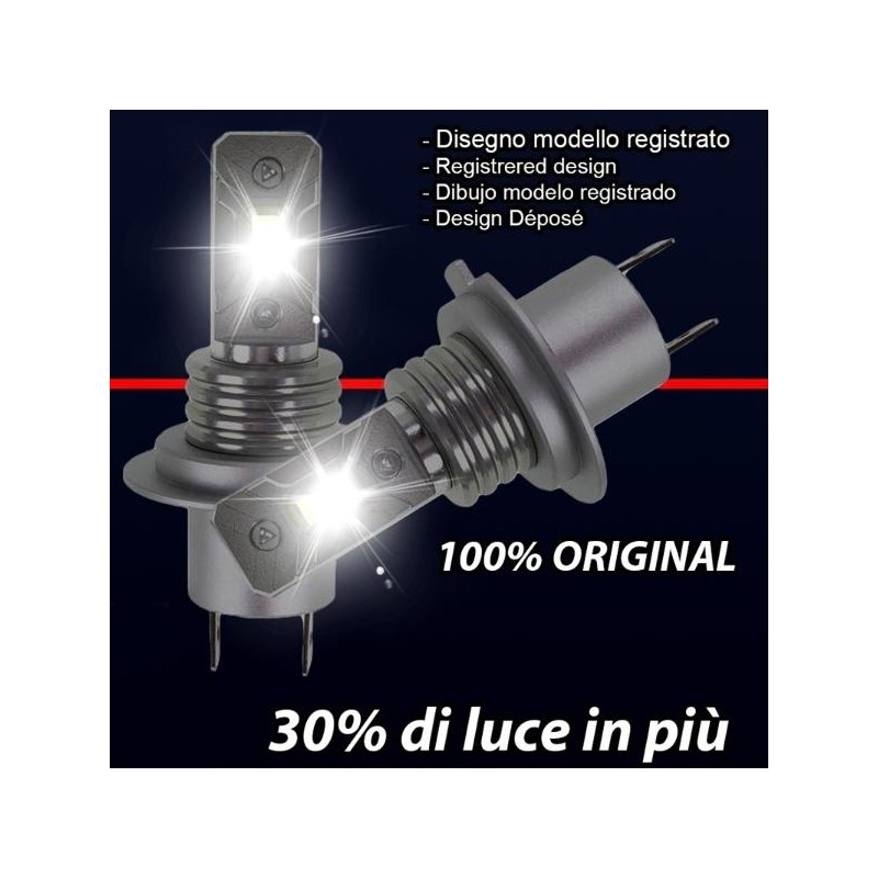 Recambio de kit bombillas leds para universal kit bombillas leds kit led h3 / h1 12v vega + referencia OEM IAM MOD7573 NUEVO TIE