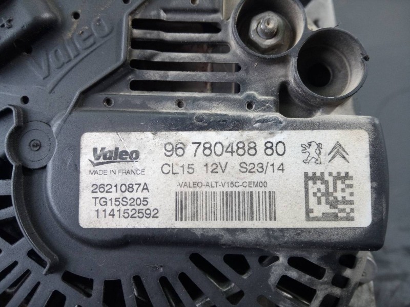 Recambio de alternador para peugeot 508 active referencia OEM IAM 9678048880  P3-A4-19-2