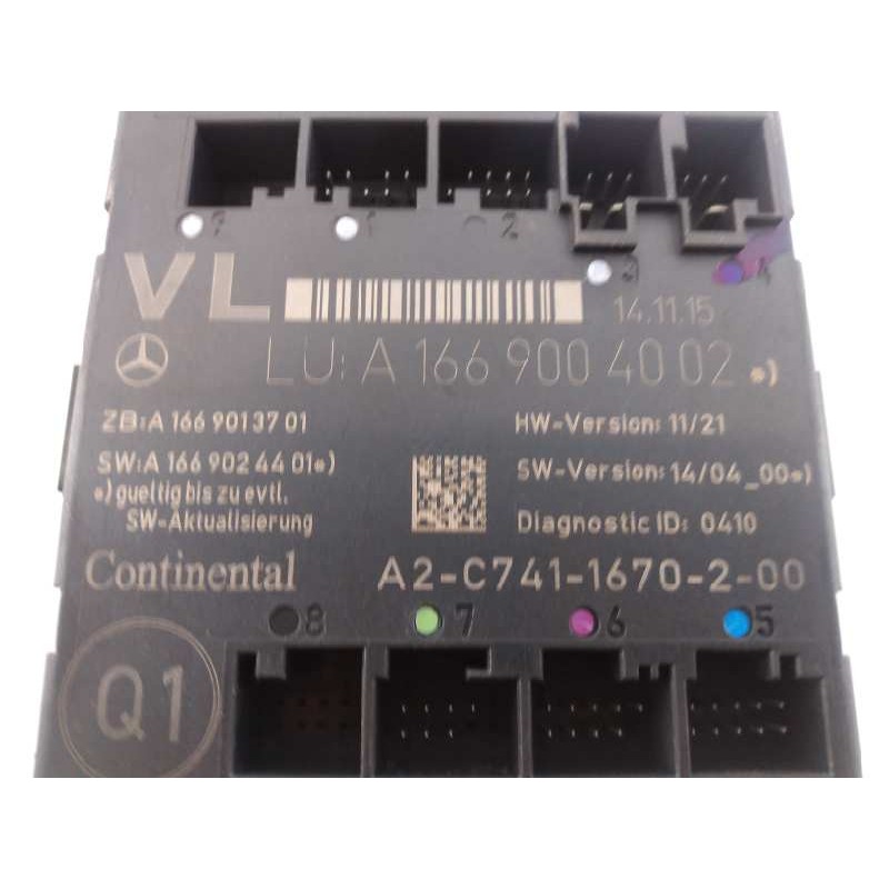 Recambio de modulo electronico para infiniti q30 2.2d sport referencia OEM IAM A1669004002  