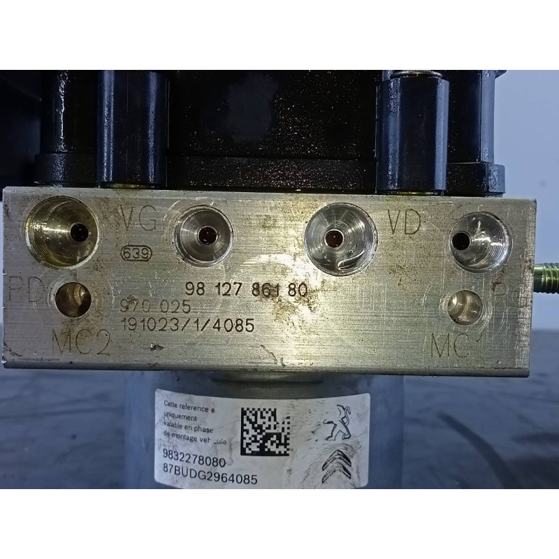 Recambio de abs para peugeot 3008 gt line referencia OEM IAM 9832278080 2265106539 P3-B8-22-4